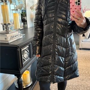 Stylish Black Puffer Coat